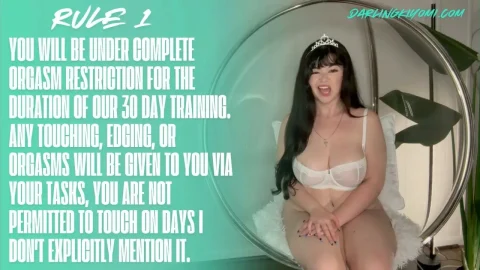 Darling Kiyom – Demütigungs-Sklavin Training 4 Wochen