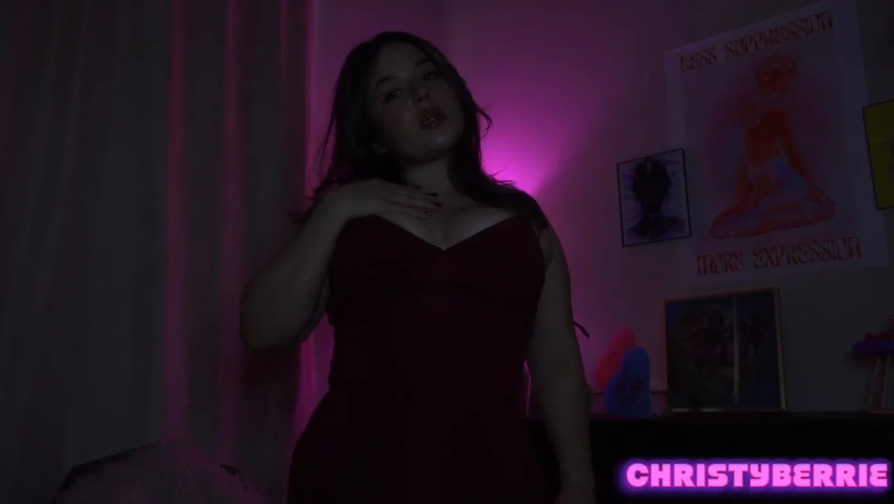 Christy Berrie: Double Dildo Chastity Task – Teasing Solo