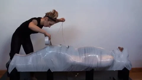 Christina Qccp – Really Wrapped: BDSM Plastic Fuck